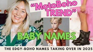 The Only Boho Names We're Taking Into 2025 // MOTO BOHO Trend names: Edgy Meets Boho