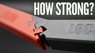 How Strong are 3D Printed Connections?