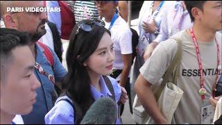 Liu Shishi 刘诗诗 arrival @ Gymnastics Paris Olympics 30 july 2024