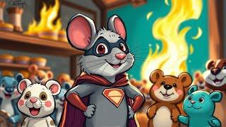 Hero Mouse Saves Human Life | English Fairy Tales | Kids Story