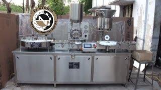 Versatile Micro injectable dry powder filling machine with rubber stopper by nkindustries