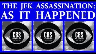 CBS-TV COVERAGE OF JFK'S ASSASSINATION (PART 1) (SEE PLAYLIST LINK FOR ADDITIONAL PARTS)