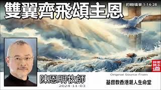 雙翼齊飛頌主恩 (約翰福音1:14-28) - 陳恩明牧師 (有部分是潮語)