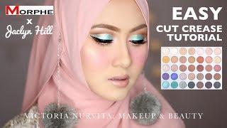 EASY CUT CREASE TUTORIAL (BAHASA) | JACLYN HILL MORPHE PALETTE | VICTORIA NURVITA