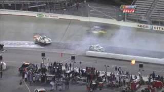 Nascar Truck Series Bristol 2009 Bodine and Malsam bring out the first caution