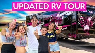 ONE YEAR IN OUR NEW RV: RV TOUR with Surprising Upgrades! Heartland Cyclone 4006