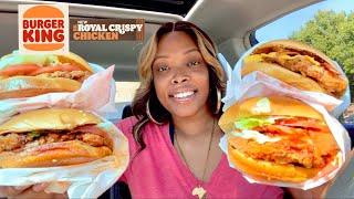 BURGER KING’S NEW ROYAL CRISPY CHICKEN SANDWICHES | Food Review