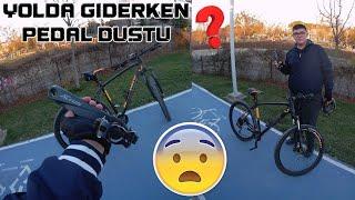 Yolda Giderken Aynakol Düştü ! Bisiklet Yolunda Yürümeyi Savunan Yaya | Bisiklet Vlog #68