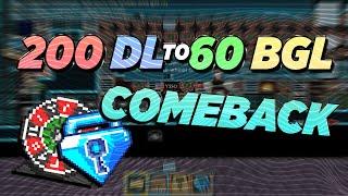 GROWTOPIA | 200DL TO 60BGL COMEBACK REME