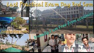 The last practical exam vlog | branch friends reunion in college during practical. LNCT Exploration