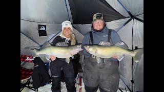 Slamming BIG Greenback Walleyes On Lake Winnipeg! (Ft. The Backwoods Blonde!)