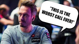 Is This The WORST CALL EVER?! (PokerStars Satellite Strategy Lex Veldhuis)