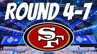 LIVE NFL DRAFT: 49ERS ROUND 4-7