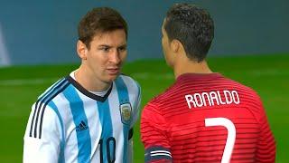 When Cristiano Ronaldo Meets Lionel Messi for the First Time at National Level