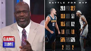 NBA Gametime | "Jokic should be favorite to win MVP over SGA!" - Shaq sounds off on a close MVP race