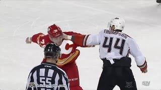 Nate Thompson vs Micheal Ferland Apr 2, 2017