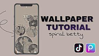 Wallpaper tutorial|| spiral betty trend