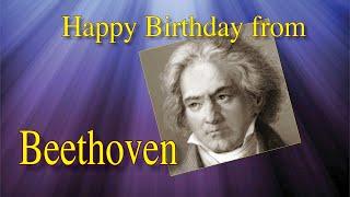 Happy Birthday from Beethoven • Werner Elmker piano improvisation [HQ]