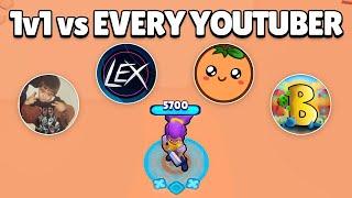 I 1v1'd FAMOUS YouTubers in Brawl Stars