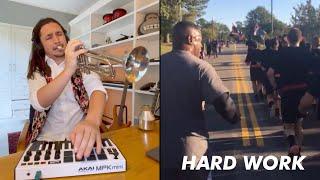 The Kiffness x Sergeant Major Christian - "Hard Work" Running Cadence (Big Band Live Looping Remix)