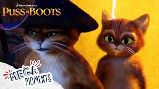 The Story Of Puss In Boots  | Puss In Boots | Movie Moments | Mega Moments