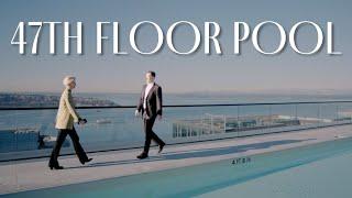 First Light Seattle’s Stunning 47th-Floor Pool with Breathtaking Views