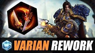 Varian rework - twin blades build // Heroes of the Storm PTR