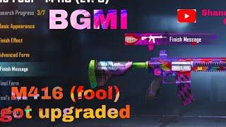 Finally got Fool M416 || Fool M416 crate opening BGMI || Fool M416 Level 4