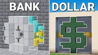 10+ BANK Build Hacks In Minecraft!