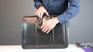 The Morgan Leather Briefcase for Men - The Real Leather Company