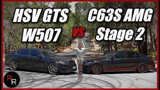 Which V8 Is The King Of The Road? HSV GTS vs C63S AMG