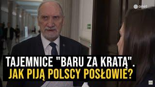 Tajemnice "baru za kratą". Jak piją polscy posłowie?