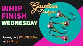 How To Fly Tying: Gasolina Perdigon---Live on Whip Finish Wednesday