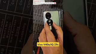 Camera lens protector for Vivo v40e / IQOO z9s #cameralens #vivov40 #shorts #ytshorts