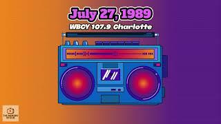 WBCY 107.9 Charlotte (July 27, 1989) (Radio Recording)