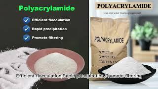 Secco PAM polyacrylamide chemicals for waste water treatment flocculant