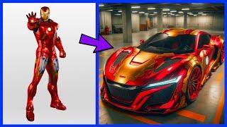 AVENGERS But SPORTS CAR VENGERS  All Characters (marvel & DC) 2024