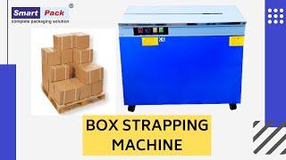 Semi-Automatic Box Packaging Machine - Strapping Machine  CONTACT- +91 9109108483