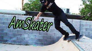 Amskater Tries My Backyard Ramp