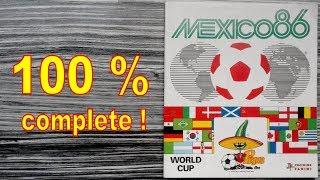 Panini Album FIFA "World Cup Mexico 86" - 100 % COMPLETE / FULL / LLENO / COMPLETO