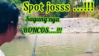 Boncos joosss...!!! mancing wader di sungai ini @putuindiamancing2896