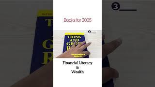 Financial Literacy & Wealth | Books for 2025 | Rinvee #booksrecommendation #moneymaking #finance