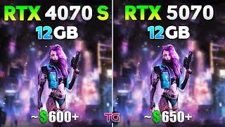 RTX 5070 vs RTX 4070 SUPER - Test in 10 Games