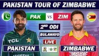 Pakistan vs Zimbabwe Live - 2nd ODI | PAK vs ZIM Live | Scores & Commentary #cricketlive