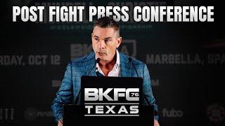 BKFC 76 TEXAS SOTO vs BONNER POST-EVENT PRESS CONFERENCE | LIVE!