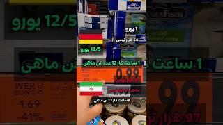 مقایسه قیمت ها در آلمان و ایران