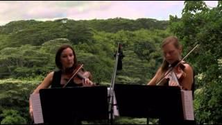 Terra Jean Otto, of the Hawaii String Quartet, performs Allegro by Antonio Vivaldi