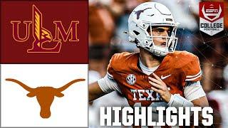 Louisiana-Monroe Warhawks vs. Texas Longhorns | Full Game Highlights | ESPN College Football