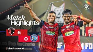 Match Highlights | NorthEast United FC 5-0 JamshedpurFC | MW 6 | ISL 2024-25