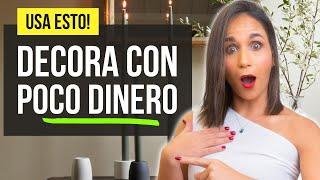  Mejores trucos para DECORAR CON POCO DINERO  10 Tips para una decoracion Economica pero Lujosa!